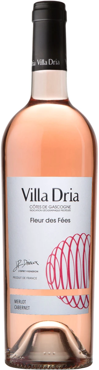 VILLA DRIA 0,75 FLEUR DES FEES ROSE 2025 11,5% CAB-MER ROSE