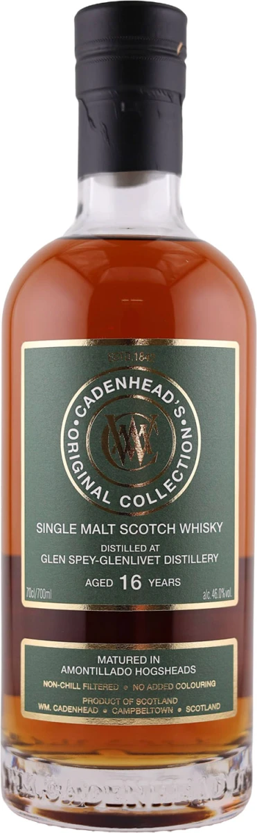 CADENHEAD'S GLEN ELGIN-GLENLIVET 12YO 46% 0,7