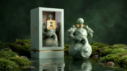 DRAGON & JADE CHINESE BAIJIU ELEPHANT 42% 0,5L KARTONIK