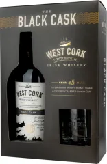 WEST CORK BLACK CASK 0,7L +szklanka