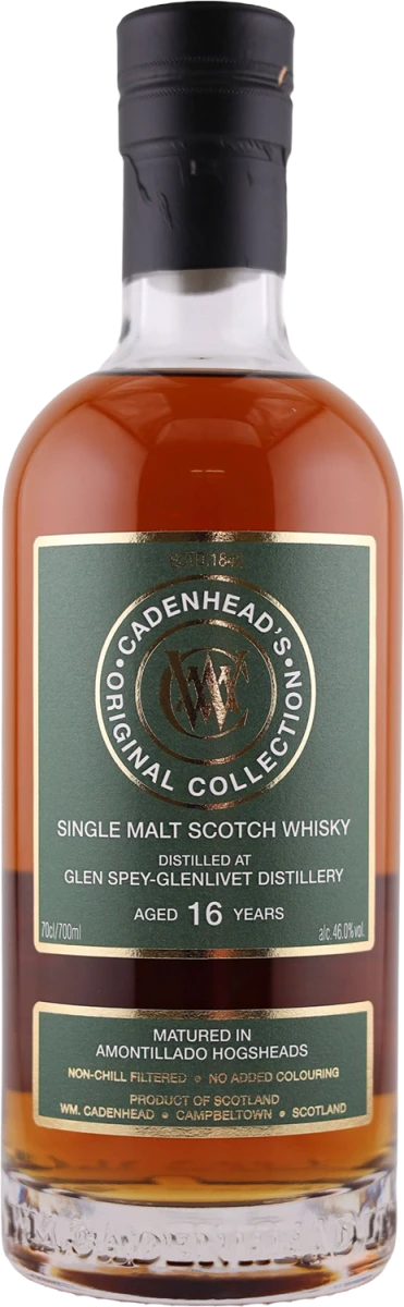 CADENHEAD'S GLEN SPEY-GLENLIVET 16YO 46% 0,7