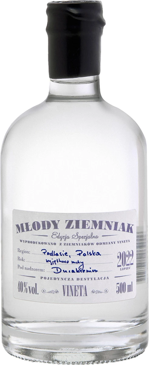 MŁODY ZIEMNIAK 2022 WOREK LNIANY 40% 0,5l