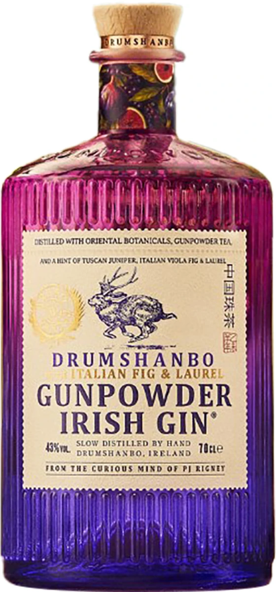 DRUMSHANBO GUNPOWDER IRISH GIN FIG&LAUREL 43% 0,7