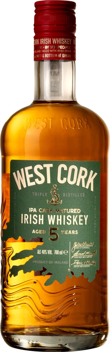 WEST CORK 5YO IPA CASK MATURED 0,7 goły 40%
