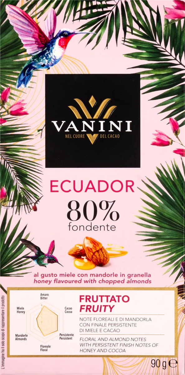 VANINI ECUADOR 80% FONDENTE 6572
