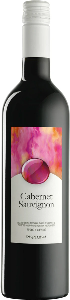 CABERNET SAUVIGNON 12,5% 0,75 DIONYSOS