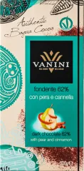 VANINI DARK 62% PEAR & CINNAMON 7179 24-07-25