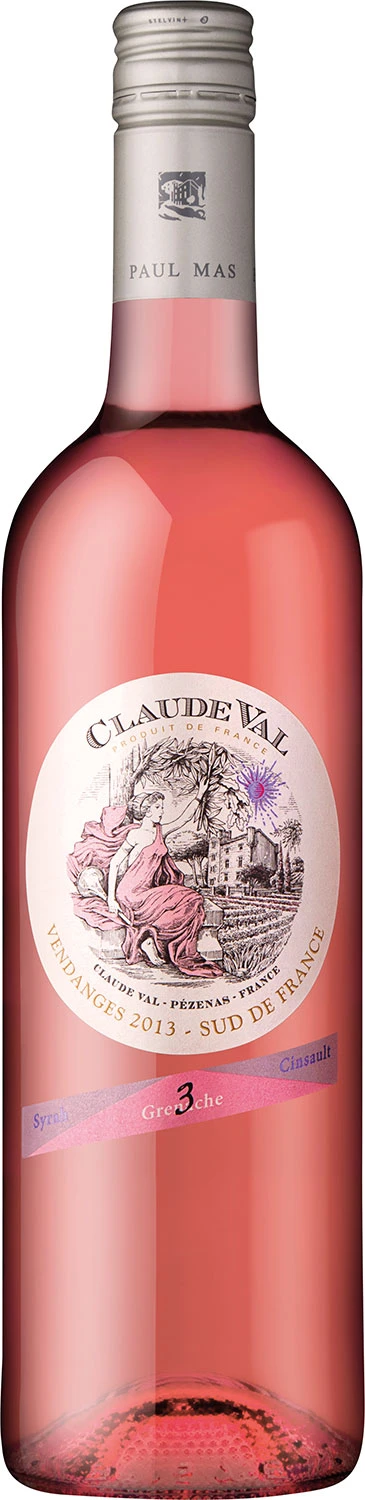 CLAUDE VAL ROSE 0,75L 13% 2023