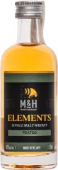 M&H ELEMENTS PEATED SINGLE MALT 0,05 46% mini