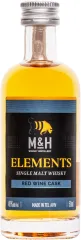 M&H ELEMENTS ISRAELI RED WINE SINGLE MALT 0,05 46% mini