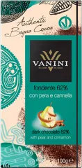VANINI DARK 62% PEAR & CINNAMON 7179 24-07-26