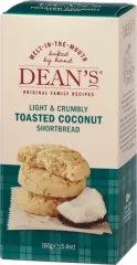 DEAN'S TOASTED COCONUT SHORTBREAD 160