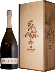 LA MONTINA BRUT 12% FRANCIACORTA 1,5L SKRZYNKA + KIELISZKI