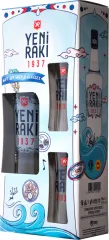 YENI RAKI + 2 SZKLANKI 0,7L 45%  ARAK KARTONIK